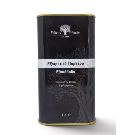 Voliotis Family Pelion Black Oliwa z Oliwek Extra Virgin 1L Puszka